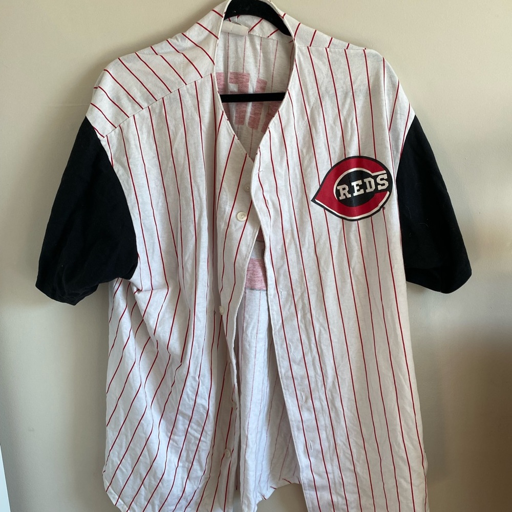 Vintage retro Cincinnati reds baseball jersey tee shirt